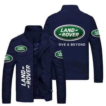 2022 novo pomlad jesen moški land rover logotip jopiči priljubljena natisnjeni moda priložnostne svoboden motoristična jakna