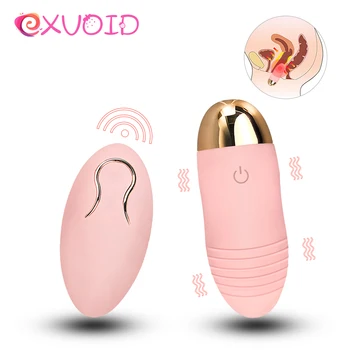 EXVOID G-Spot Massager Vibratorji za Žensko Odraslih Izdelkov Daljinski upravljalnik 10 Frekvenca Jajce Vibrator Sex igrače za Ženske Silikonske