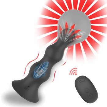 Napihljivi Analni Vibrator Daljinski upravljalnik Prostate Massager 10 Vibracijska & Razširite Načini Butt Plug G spot vibator Sex Igrača Za Moške