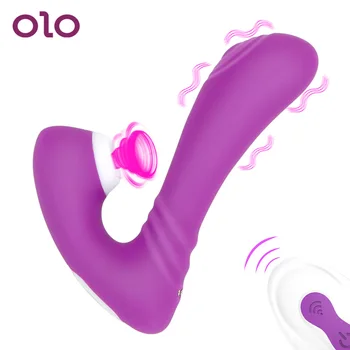 OLO G Spot Vibrator, Vibrator 9 Hitrosti Oralni Seks Sesalna Klitoris Stimulator Vagina Sesanju Vibrator Sex Igrače za Ženske