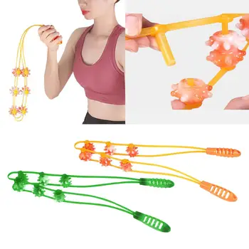 Plastični Nazaj Telesa Massager Roller Ročna Masaža Celega Telesa Vrv
